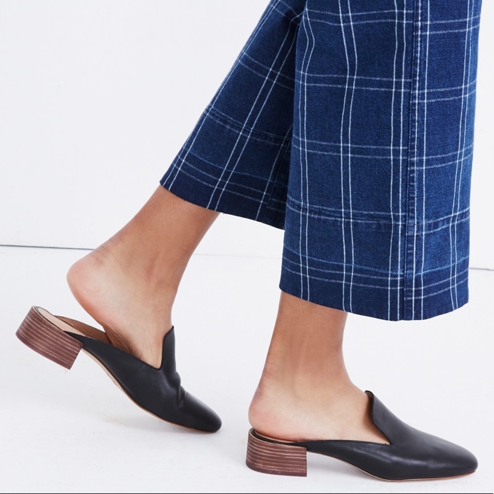 MADEWELL mule loafers in black